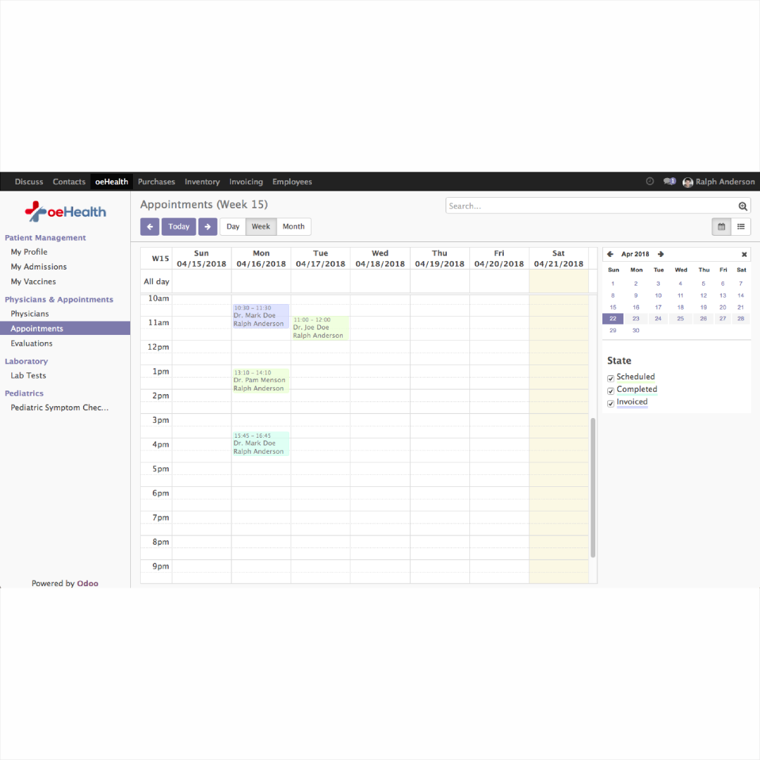 Healthcare UI